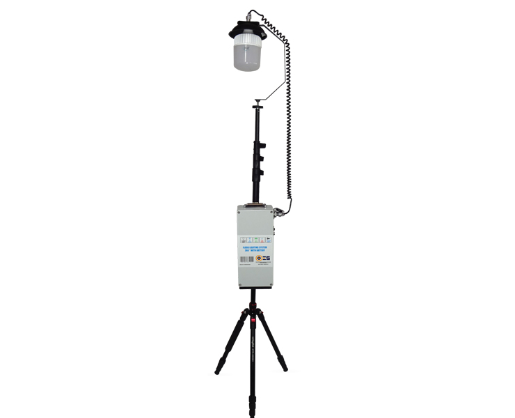 70 Watt Portable Led Lighting System with 360 Degree Lighting Module, COnstant Lumen System with 8 Hrs Backup