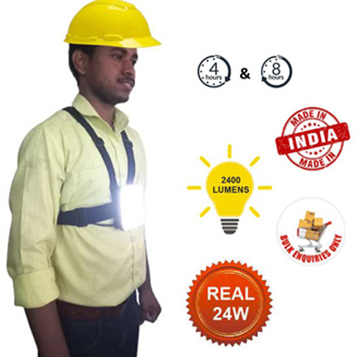 Harness Mounted Light with Hands Free Illumination