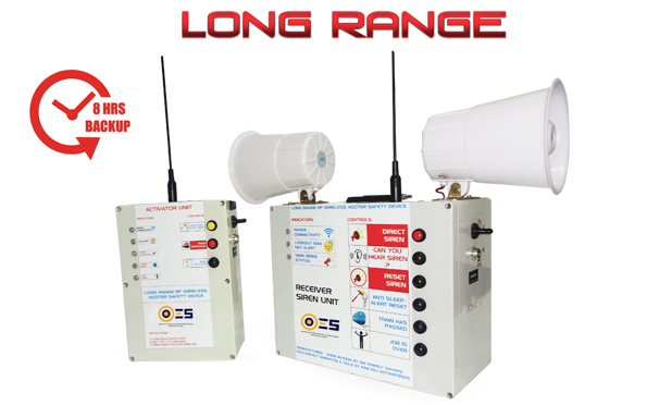 Long Range RF Wireless Hooter Safety Device With Signalling System