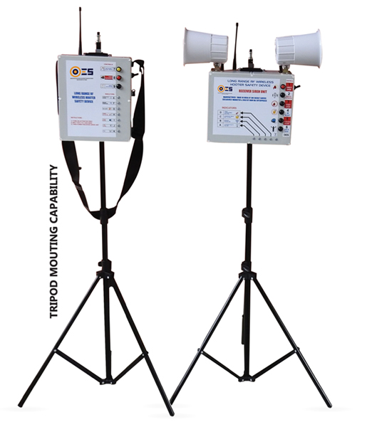 Long Range RF Wireless Hooter Safety Device With Signalling System