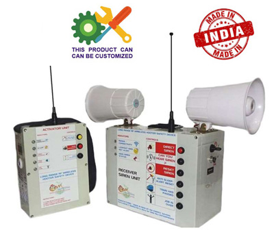 Long Range RF Wireless Hooter Safety Device With Signalling System