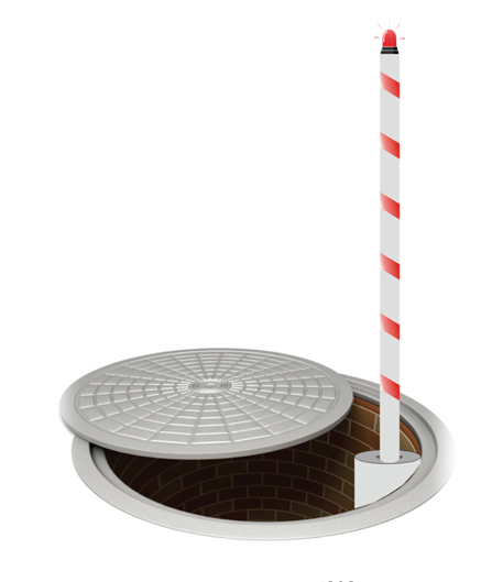 Open Man Hole Alert & Accident Prevention System